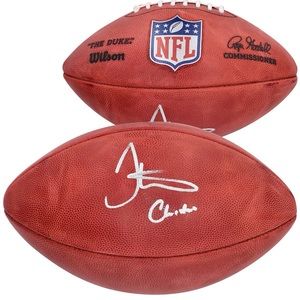 TYREEK HILL AUTOGRAPHED NFL FOOTBALL INSCRIPTION “cheetah”